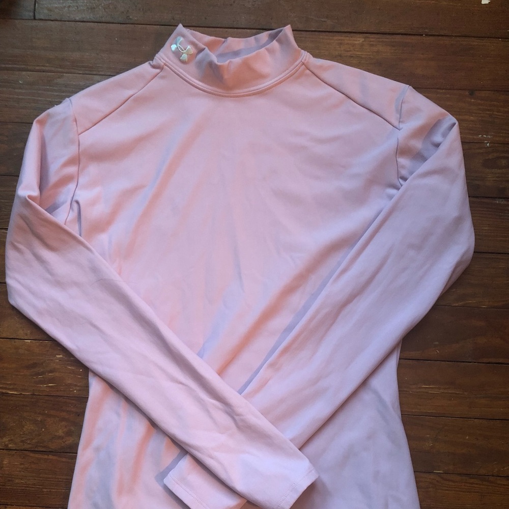 Under Amour light pink long sleeve turtleneck